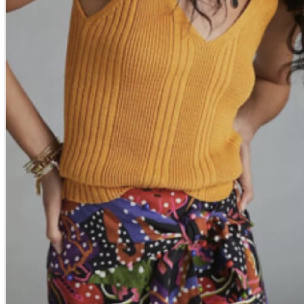 Farm Rio Multicolor High Waist Women's Shorts NWT size M - Picture 6 of 7